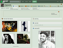 Tablet Screenshot of chance24.deviantart.com