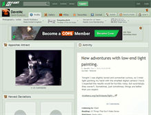 Tablet Screenshot of davemc.deviantart.com
