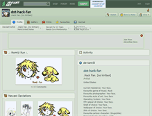 Tablet Screenshot of dot-hack-fan.deviantart.com