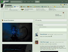 Tablet Screenshot of freakzter.deviantart.com