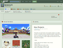 Tablet Screenshot of bentenny10.deviantart.com