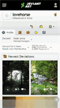 Mobile Screenshot of lovehorse.deviantart.com