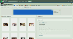 Desktop Screenshot of immortalmirror.deviantart.com