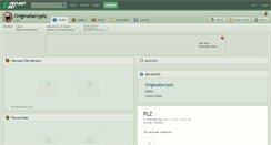 Desktop Screenshot of originallarryplz.deviantart.com