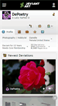 Mobile Screenshot of depoetry.deviantart.com