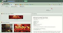 Desktop Screenshot of des-frontal.deviantart.com