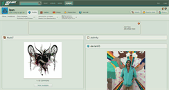Desktop Screenshot of izon.deviantart.com