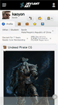 Mobile Screenshot of kaoyon.deviantart.com