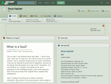 Tablet Screenshot of linux-hacker.deviantart.com