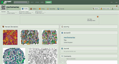 Desktop Screenshot of mechomaniac.deviantart.com