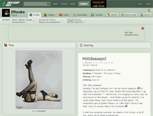 Tablet Screenshot of effondre.deviantart.com