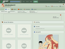 Tablet Screenshot of hokutonoken23.deviantart.com