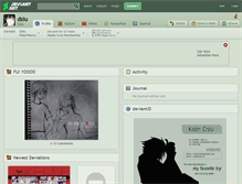 Tablet Screenshot of dsiu.deviantart.com