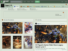 Tablet Screenshot of digger318.deviantart.com