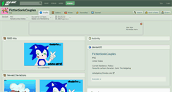 Desktop Screenshot of fictionsoniccouples.deviantart.com