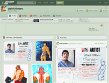 Tablet Screenshot of darkichimaru.deviantart.com