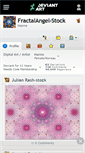 Mobile Screenshot of fractalangel-stock.deviantart.com