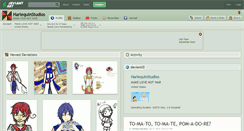 Desktop Screenshot of harlequinstudios.deviantart.com