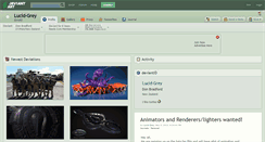 Desktop Screenshot of lucid-grey.deviantart.com