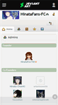 Mobile Screenshot of hinatafans-fc.deviantart.com