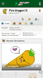 Mobile Screenshot of fire-dragon15.deviantart.com