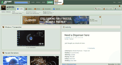Desktop Screenshot of acdyzg.deviantart.com