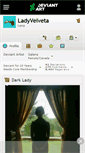 Mobile Screenshot of ladyvelveta.deviantart.com