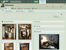 Tablet Screenshot of dollhouseara.deviantart.com