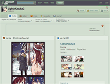 Tablet Screenshot of lightxkasuka2.deviantart.com