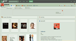 Desktop Screenshot of kallanda.deviantart.com