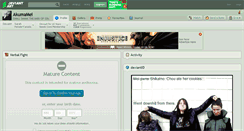 Desktop Screenshot of akumamei.deviantart.com