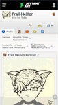 Mobile Screenshot of frail-hellion.deviantart.com