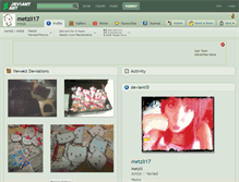 Tablet Screenshot of metzli17.deviantart.com