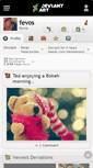 Mobile Screenshot of fevos.deviantart.com