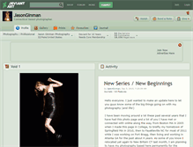 Tablet Screenshot of jasonginman.deviantart.com