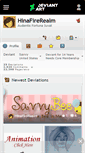 Mobile Screenshot of hinafirerealm.deviantart.com