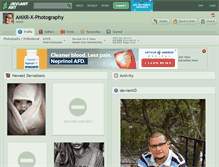 Tablet Screenshot of amxr-x-photography.deviantart.com