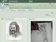 Tablet Screenshot of devsash.deviantart.com