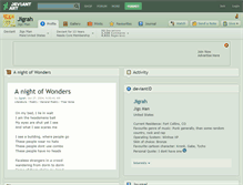 Tablet Screenshot of jigrah.deviantart.com