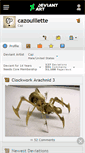 Mobile Screenshot of cazouillette.deviantart.com