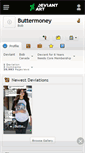 Mobile Screenshot of buttermoney.deviantart.com