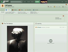 Tablet Screenshot of lmcopsey.deviantart.com