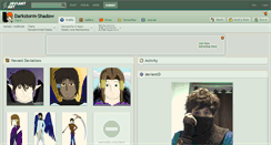 Desktop Screenshot of darkstorm-shadow.deviantart.com