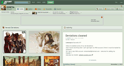 Desktop Screenshot of e09etm.deviantart.com