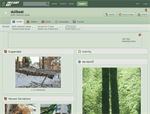 Tablet Screenshot of dullbeat.deviantart.com