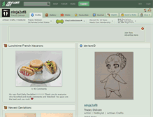 Tablet Screenshot of ninja2of8.deviantart.com