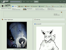 Tablet Screenshot of mg9990.deviantart.com