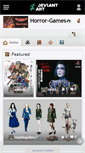 Mobile Screenshot of horror-games.deviantart.com