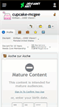 Mobile Screenshot of cupcake-mcgee.deviantart.com