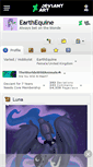 Mobile Screenshot of earthequine.deviantart.com